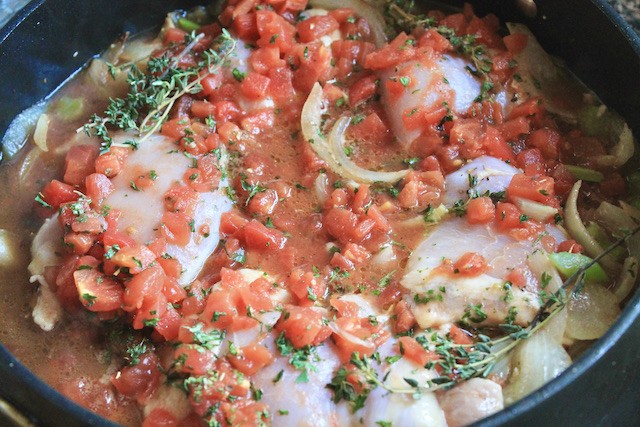 easy chicken in pan sauce