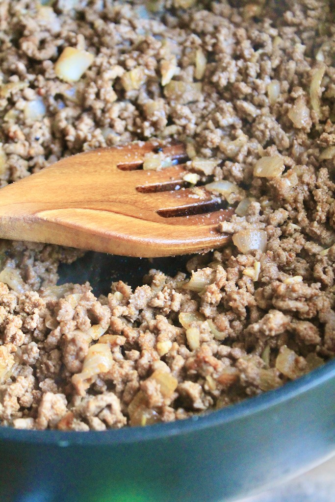 ground beef and green bean