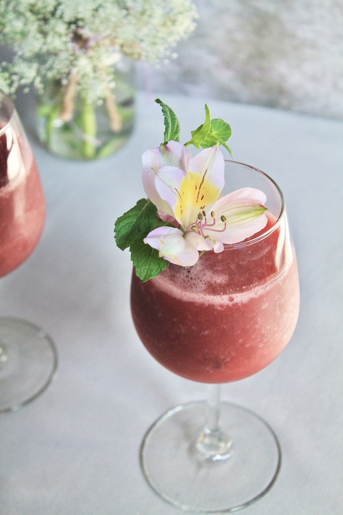 frozen red wine cocktail