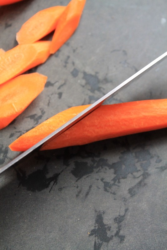 slice carrots