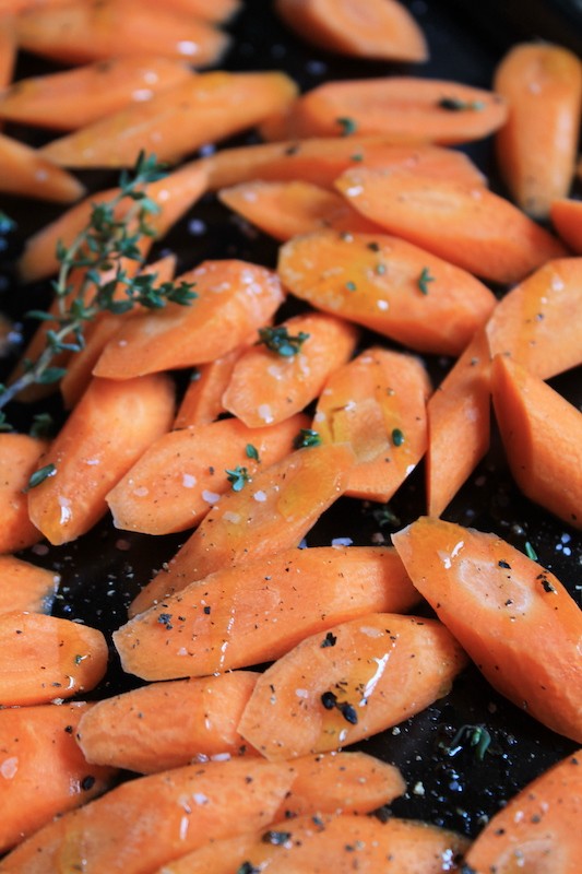 sheet pan carrots