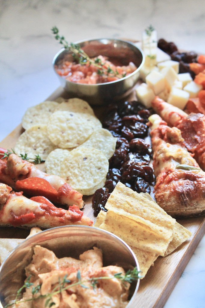lunch and snack board