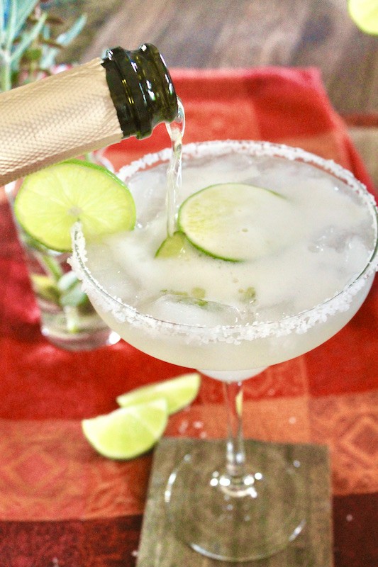 easy fresh sparkling margaritas