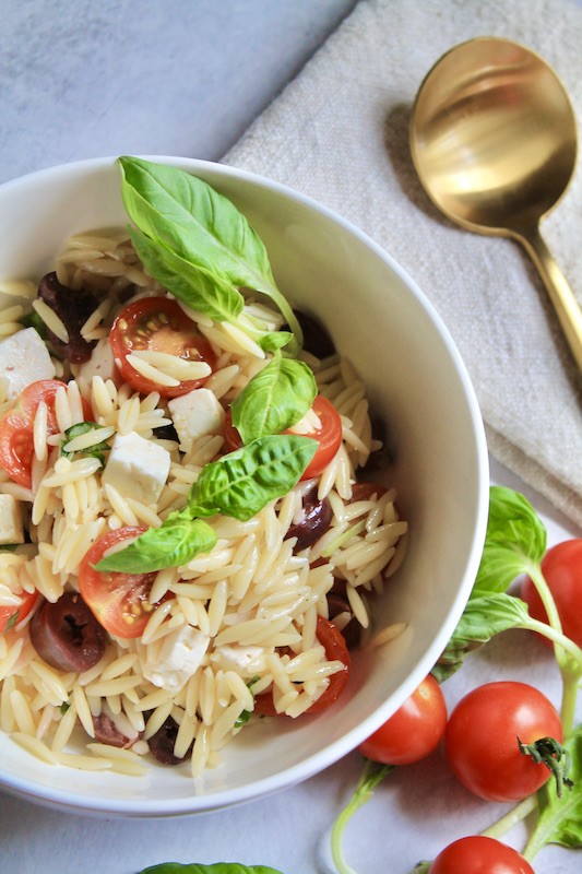 orzo pasta salad side dish