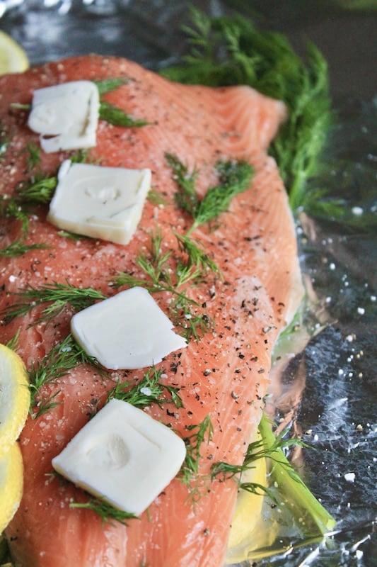 baked salmon in foil 