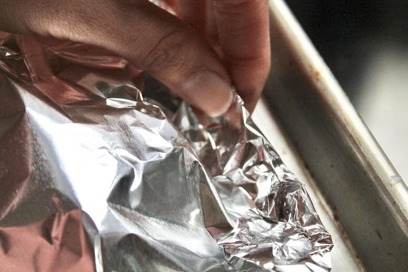baked salmon in foil pouches