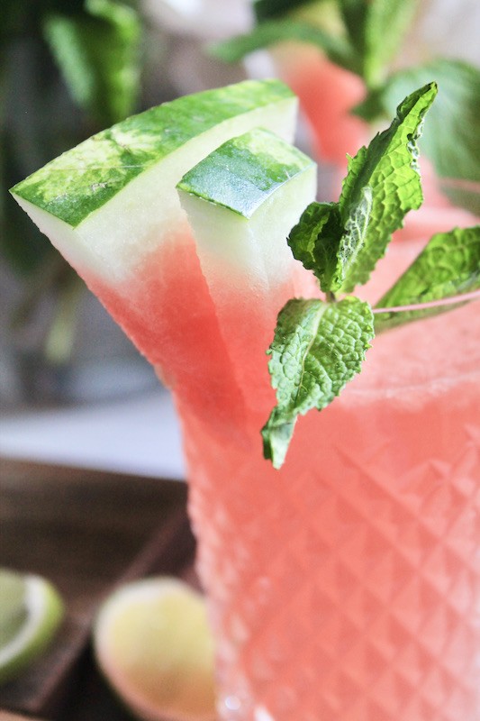 watermelon mint gin coolers