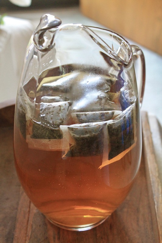 brewed sun tea