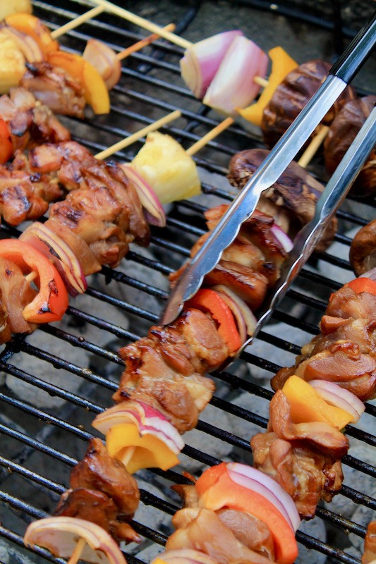teriyaki chicken skewers recipe
