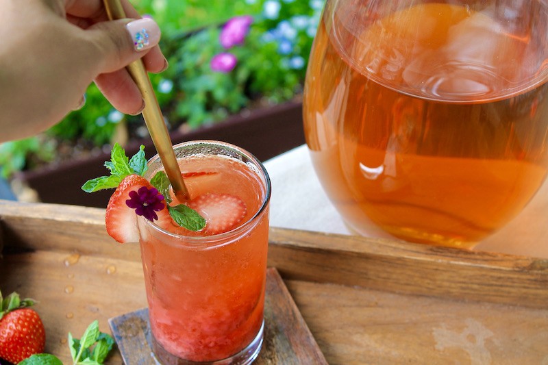 berry flavored iced tea