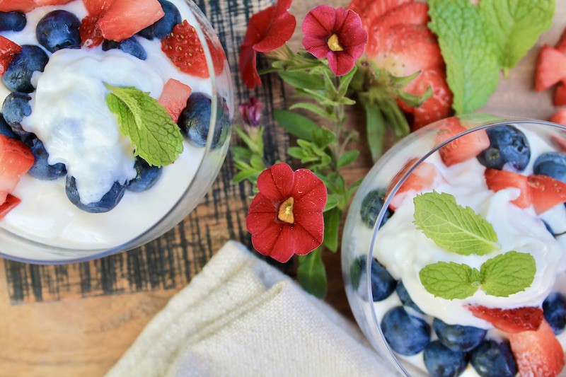 easy  yogurt fruit cups