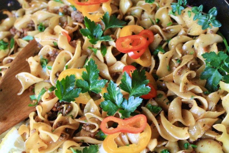 easy noodles with ground beef