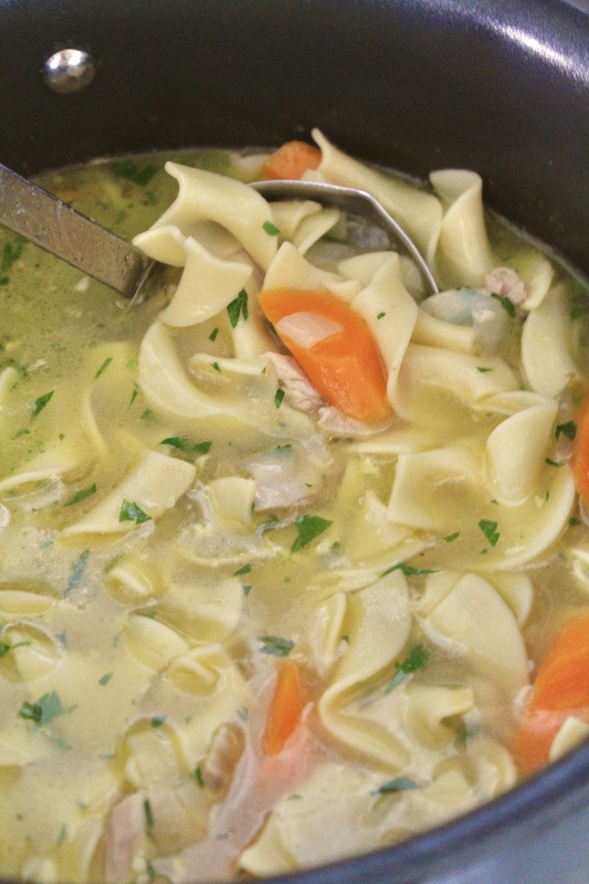 chicken soup with egg noodles