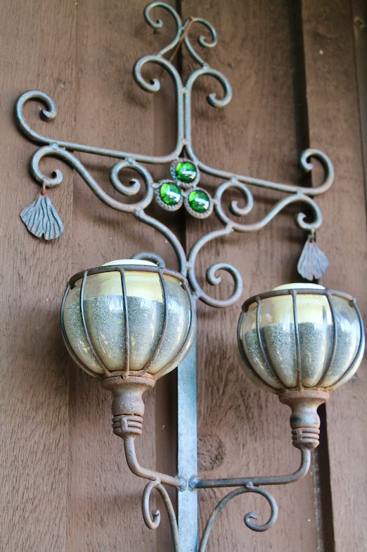 iron sconce