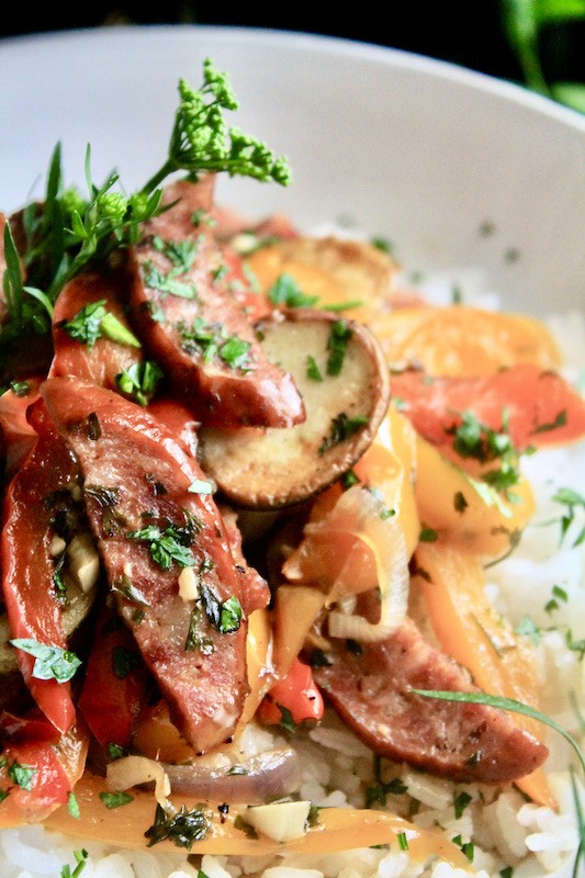 smoked sausage dinner ideas