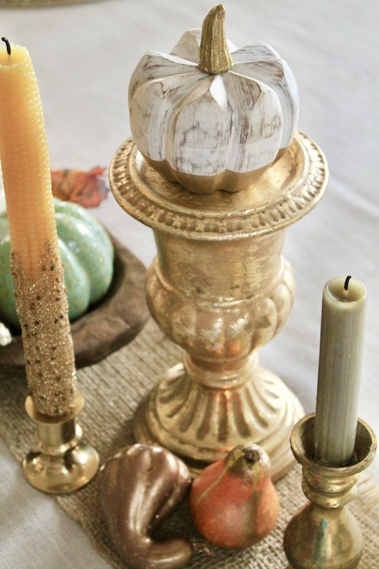 fall pumpkin dough bowl decor ideas