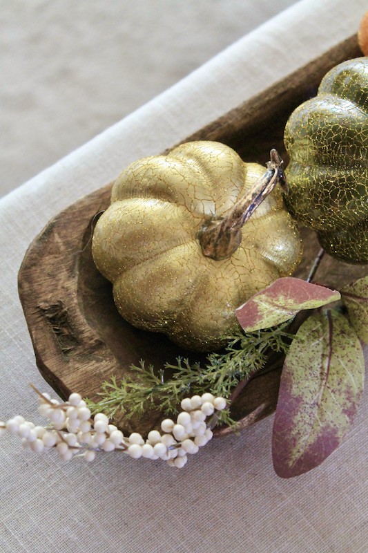 pumpkin fall dough bowl ideas centerpiece