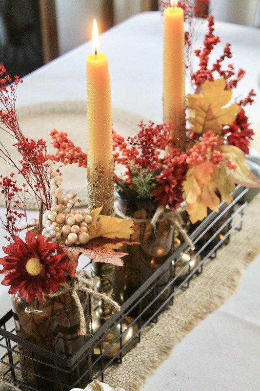 easy fall table decor
