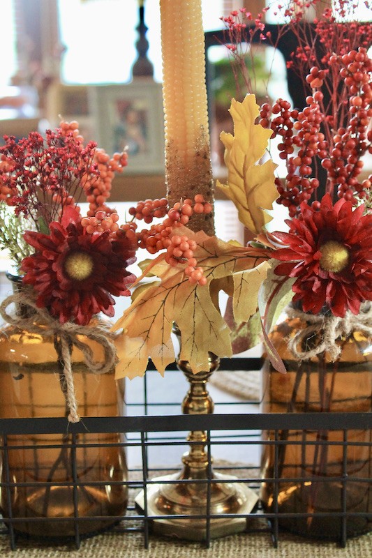 easy festive fall and thanksgiving decor