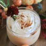 pumpkin spice egg nog thanksgiving cocktail