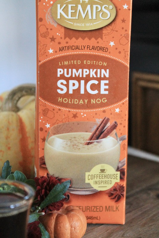 pumpkin spice flavored egg nog