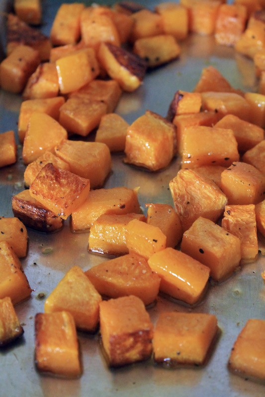 sheet pan roasted butternut squash