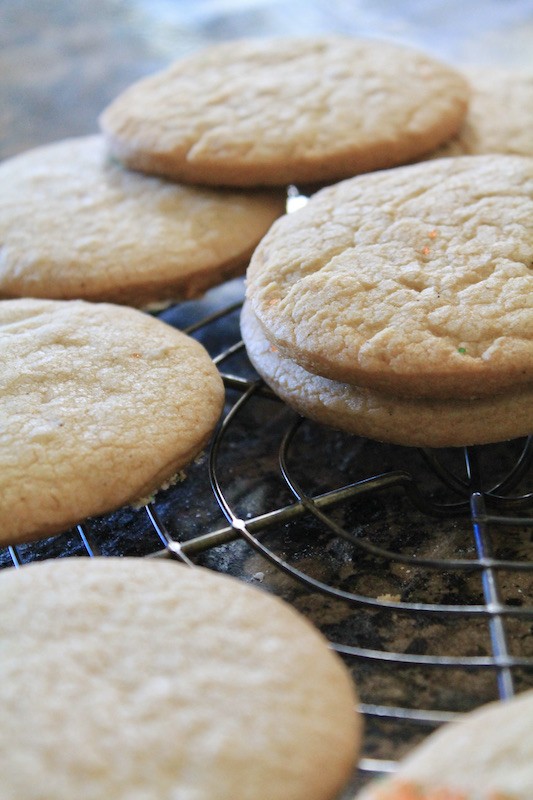 spooky spiced Halloween sprinkle cookies