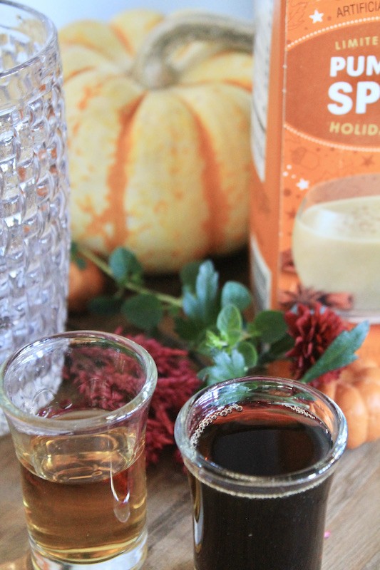 bourbon pumpkin spice egg nog cocktail