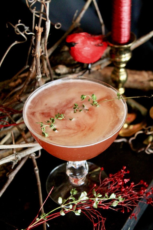 sleepy hollow bourbon whiskey halloween drink