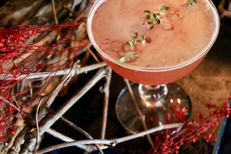 sleepy hollow cocktail bourbon whiskey halloween drink
