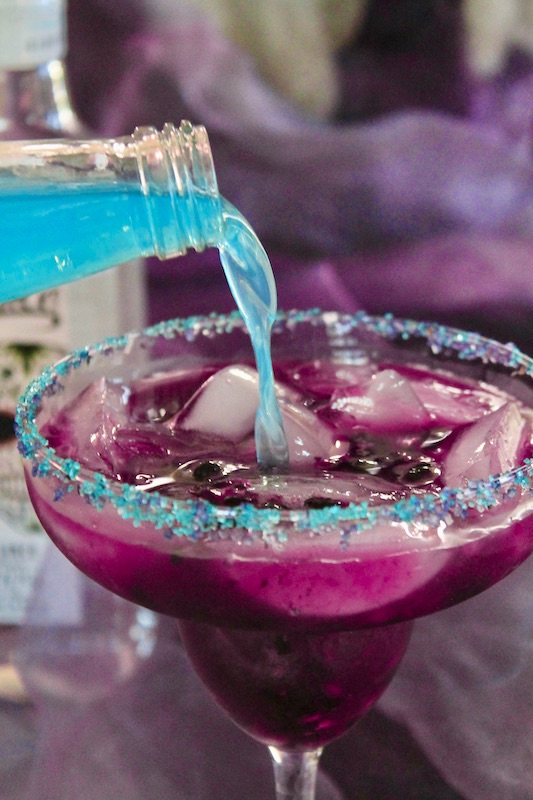 purple halloween drink halloween margarita