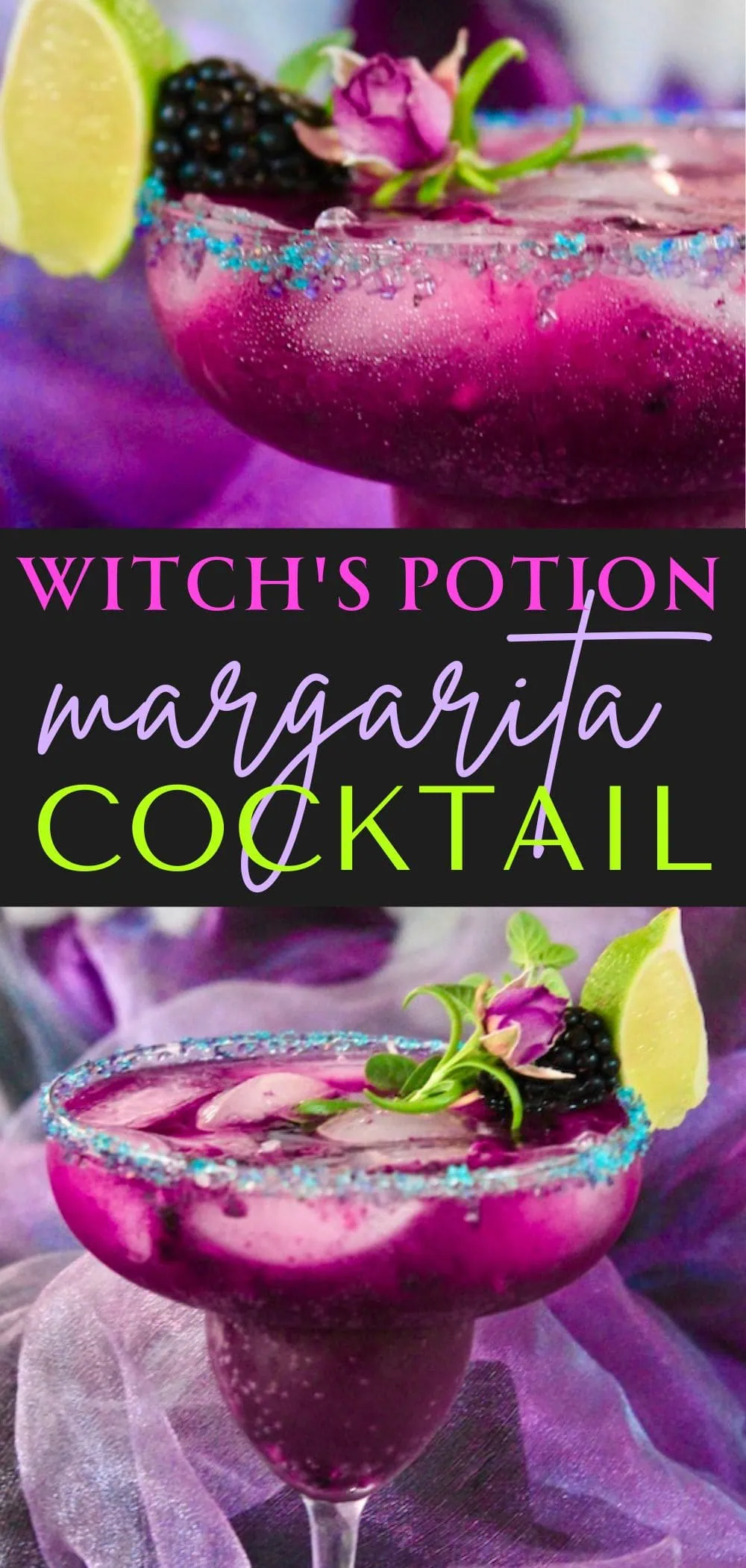 witchs potion purple halloween margarita
