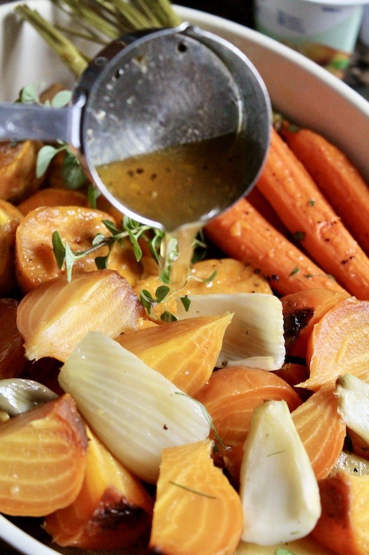 Roasted Golden Vegetable Platter