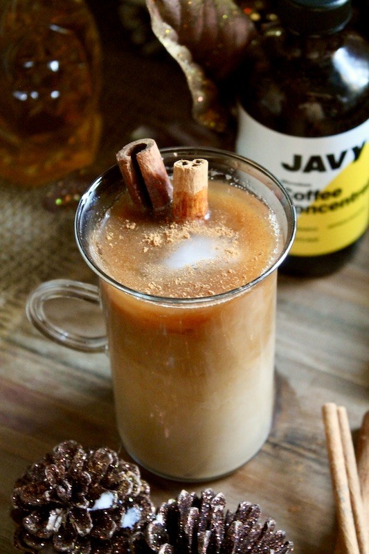 Christmas coffee drink