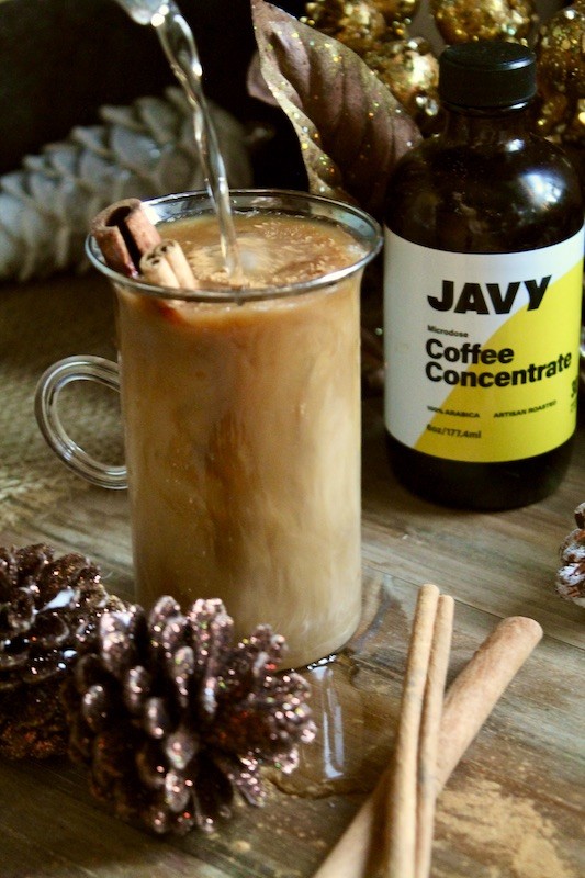 Christmas coffee drink
