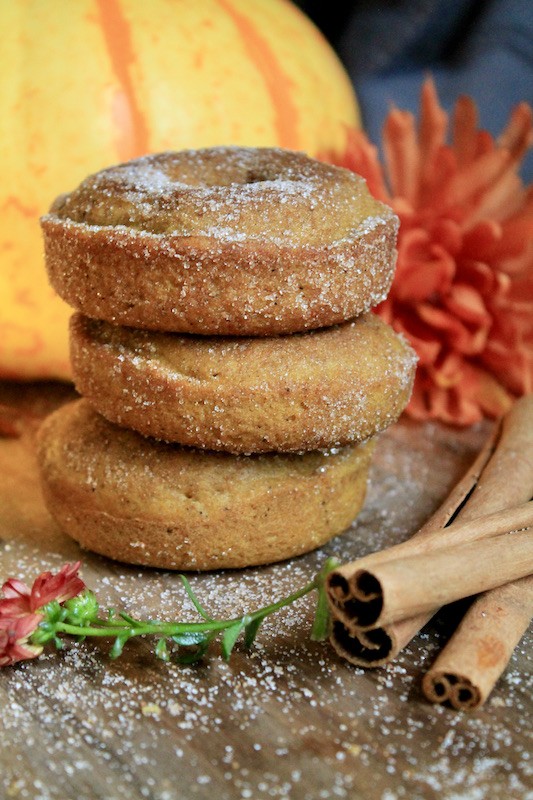 coat the donuts in cinnamon sugar in desired instead