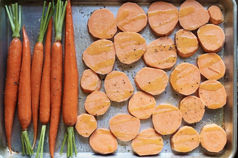 Roasted Golden Vegetable Platter