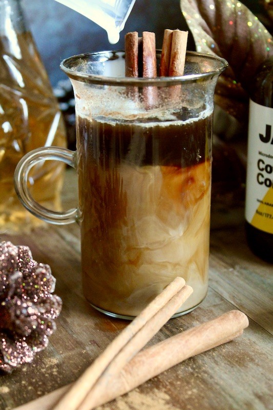 Christmas coffee drink