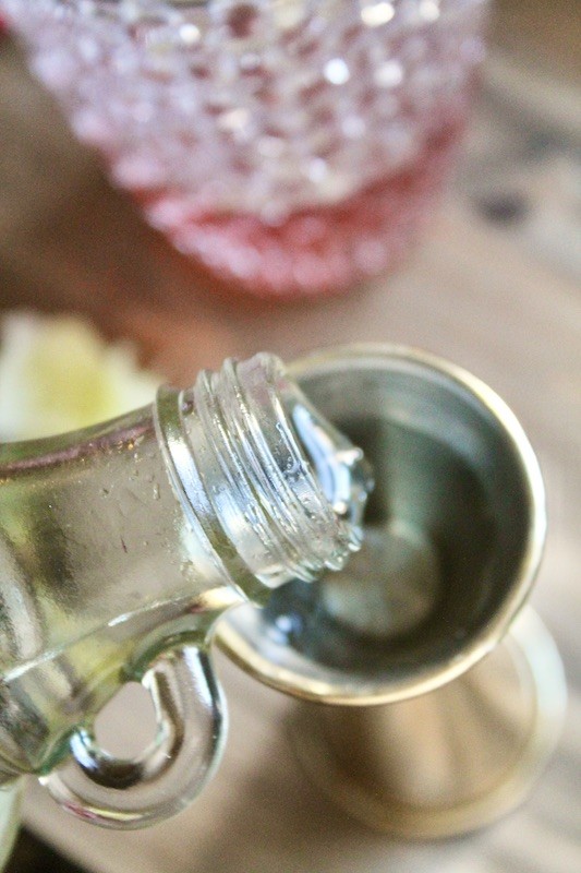 christmas cocktail rosemary syrup