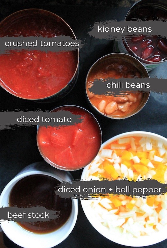 beef bean chili recipe