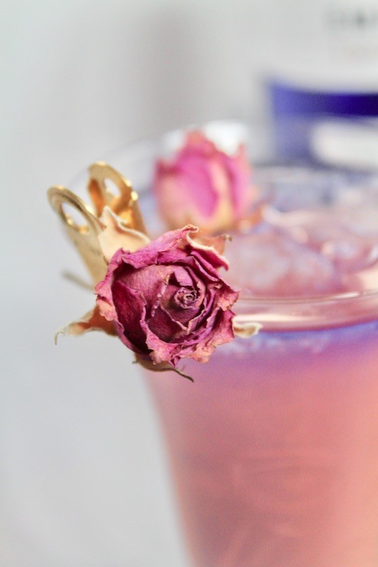 easy empress gin valentine cocktail
