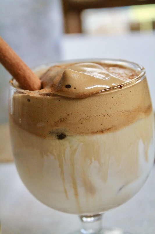 Tipsy Cinnamon Whipped Coffee With Rum