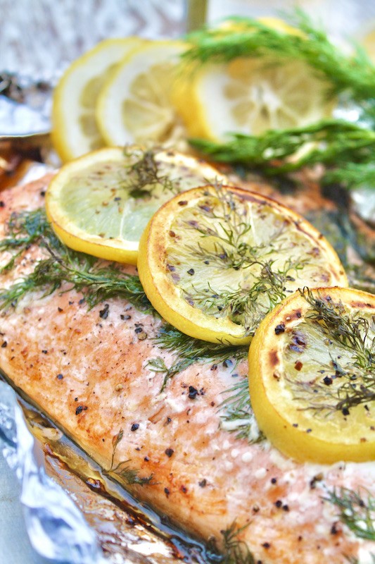 baked salmon holiday dinner recipe