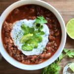 slow cooker mixed bean chili