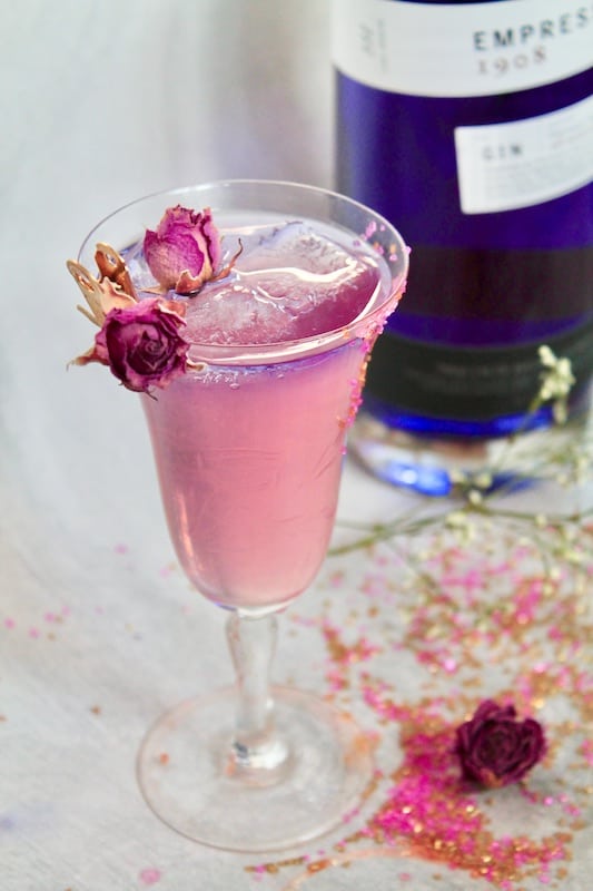 sparkling empress gin cocktail