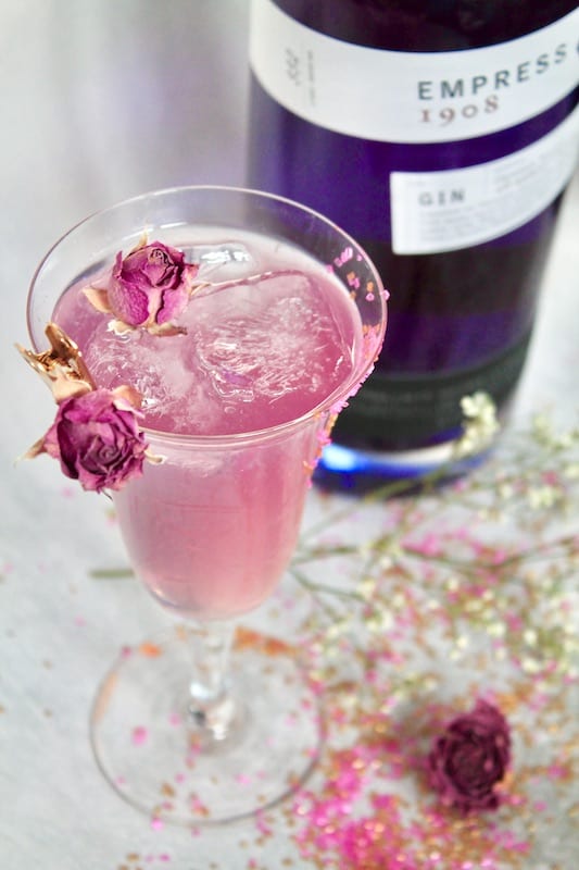 valentines day empress gin drink