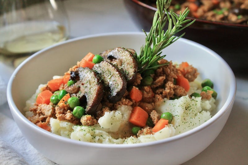 easy ground turkey with smashed russet potatoes dinner recipe