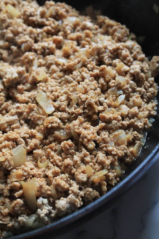 brown ground turkey