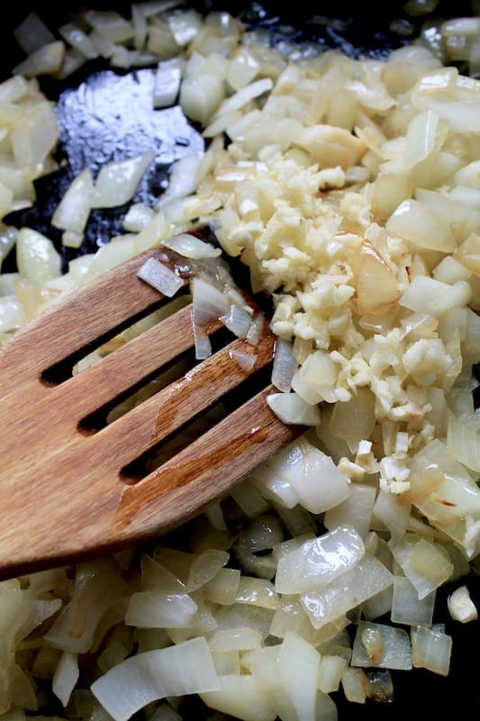 add onion and garlic