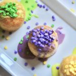 mardi gras mini cakes
